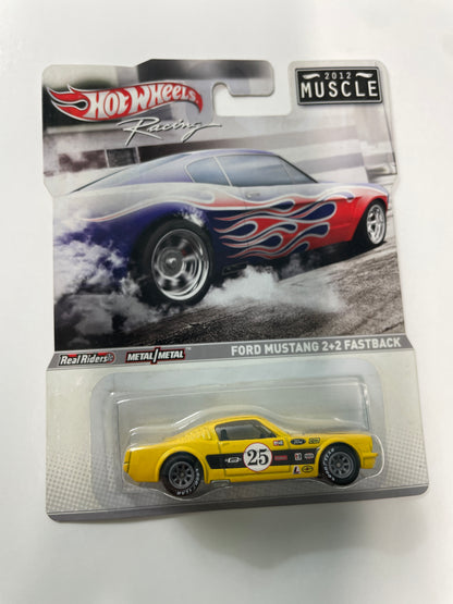 Hot Wheels 1/64 Racing Ford Mustang 2+2 Fastback Yellow