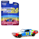 Greenlight 1/64 Hobby Exclusive Jeff Gordon 1969 Chevrolet Camaro Blue & Red