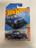 Hot Wheels 1/64 Ford F-150 Lightning Custom Blue - Damaged Card