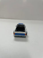 *Loose* Hot Wheels 1/64 Car Culture 1975 Datsun Sunny Truck (B120) White & Blue