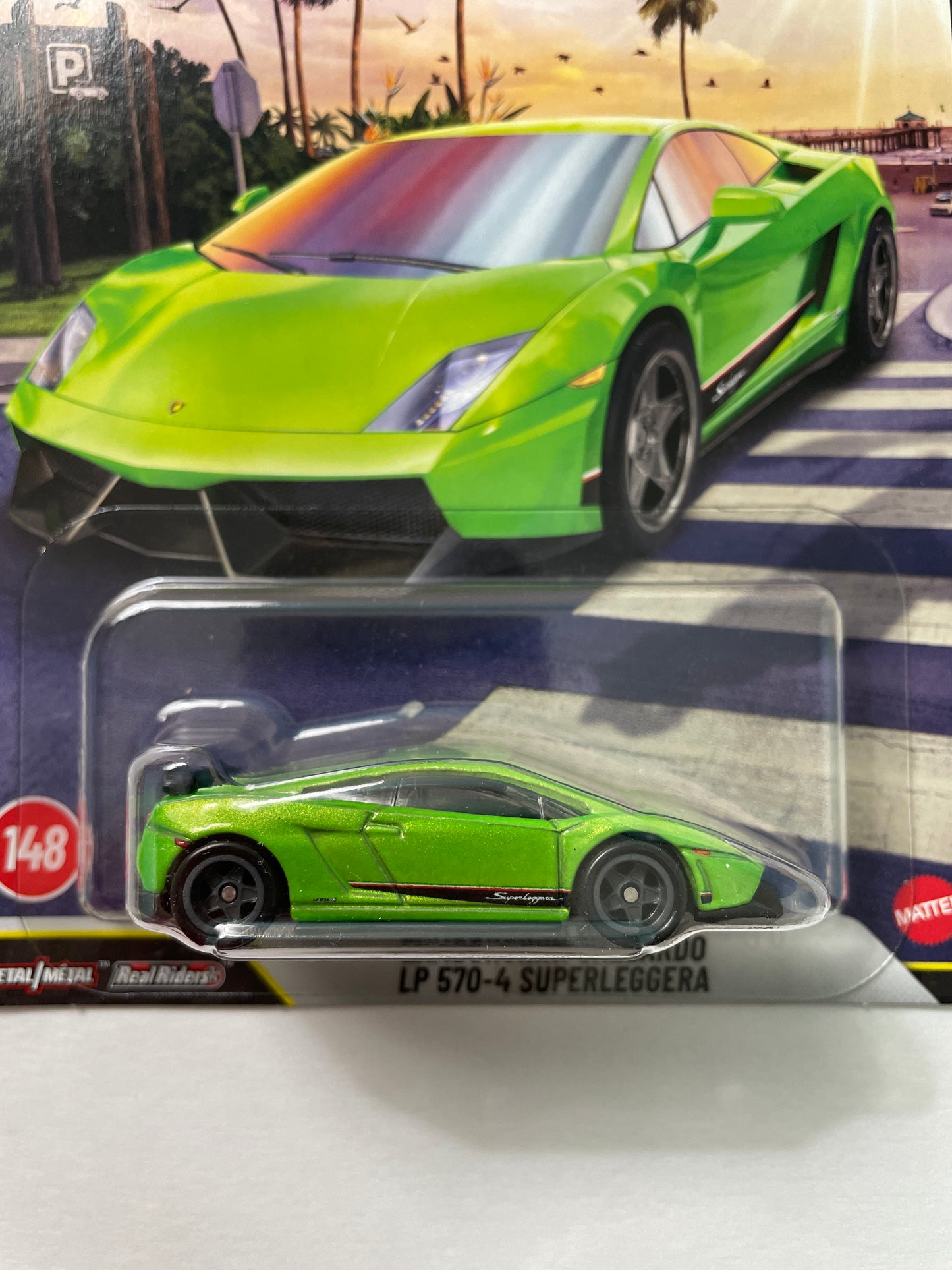 Hot Wheels 1/64 2026 Boulevard Mix G Lamborghini Gallardo LP 570-4 Superleggera Green - JHW33