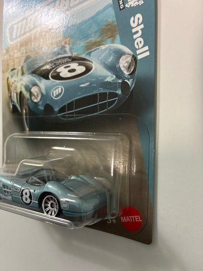 Matchbox 1/64 Super Cars Series 1956 Aston Martin DBR1 Blue - JJR51 - Damaged Box