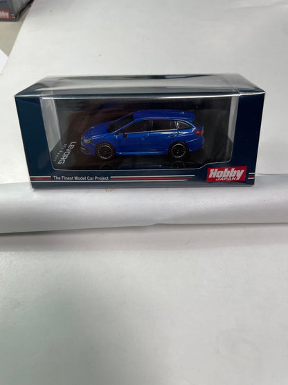 Hobby Japan 1/64  Subaru Levorg STI Sport EyeSight Black Selection WR Blue Pearl