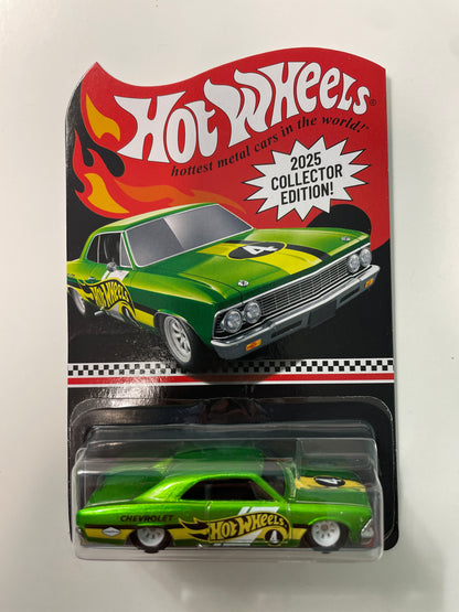 Hot Wheels 1/64 Mail In Collector Edition '66 Chevy Chevelle Green - JCB39-NK910 - Damaged Box