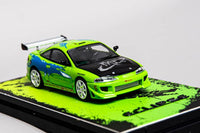 Transcend Model 1/64 The Fast & Furious Mitsubishi Eclipse Green