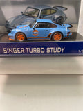 Ghost Player 1/64 Porsche Singer Turbo Gulf Blue & Orange