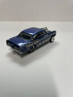 *Loose* Hot Wheels 1/64 Car Culture ‘66 Chevy Super Nova Blue