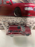 Hot Wheels 1/64 Car Culture Fast Wagons Mercedes-Benz E 36 AMG Red - Damaged Card