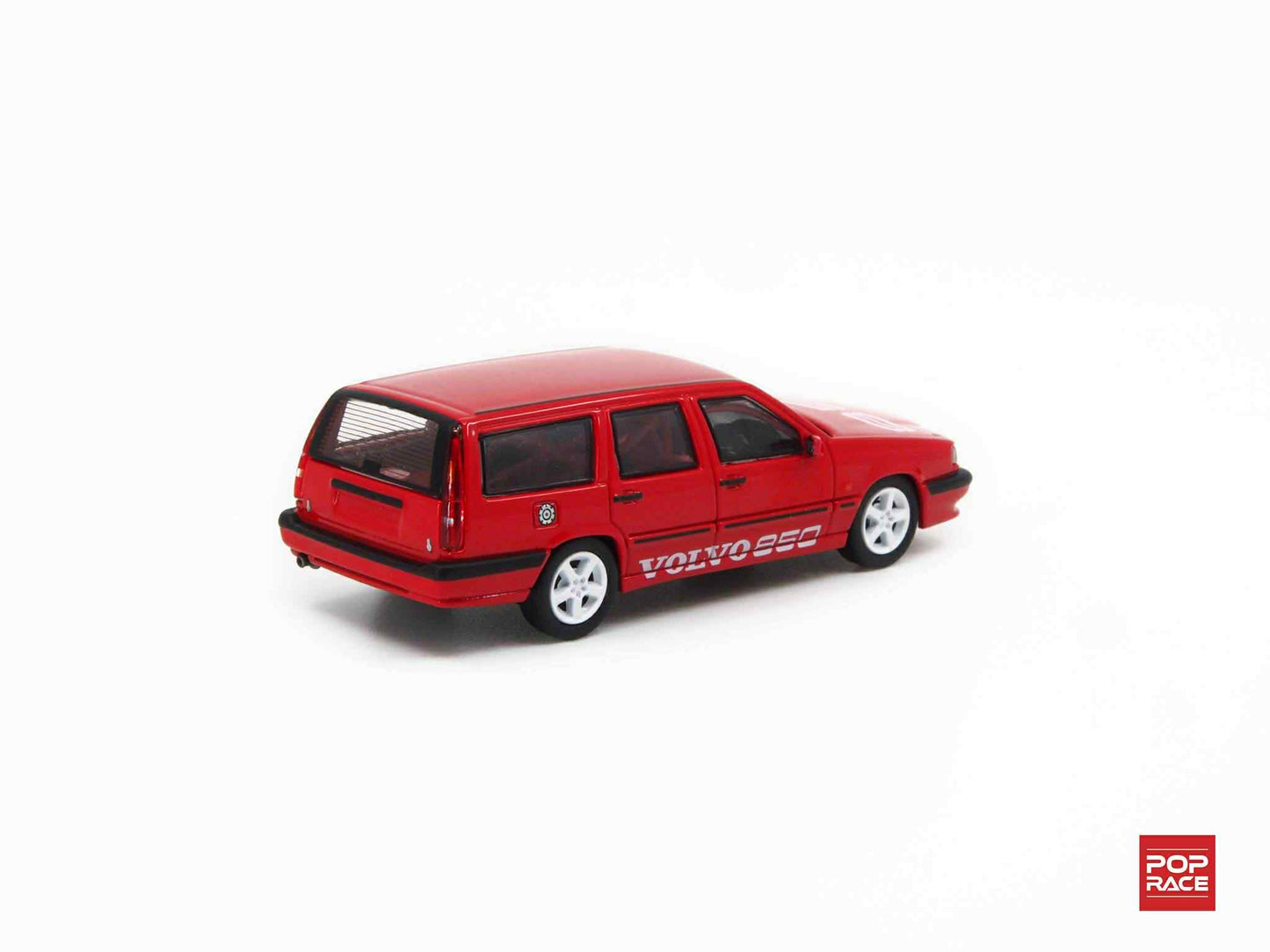 Pop Race 1/64 Volvo 850 T-5R Estate Touring Car Prototype Red