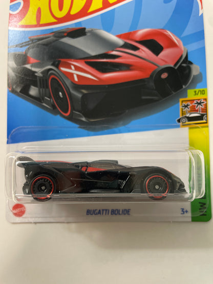 Hot Wheels 1/64 Bugatti Bolide Black & Red