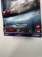 Hot Wheels 1/64 Car Culture Exotic Envy McLaren F1 Red