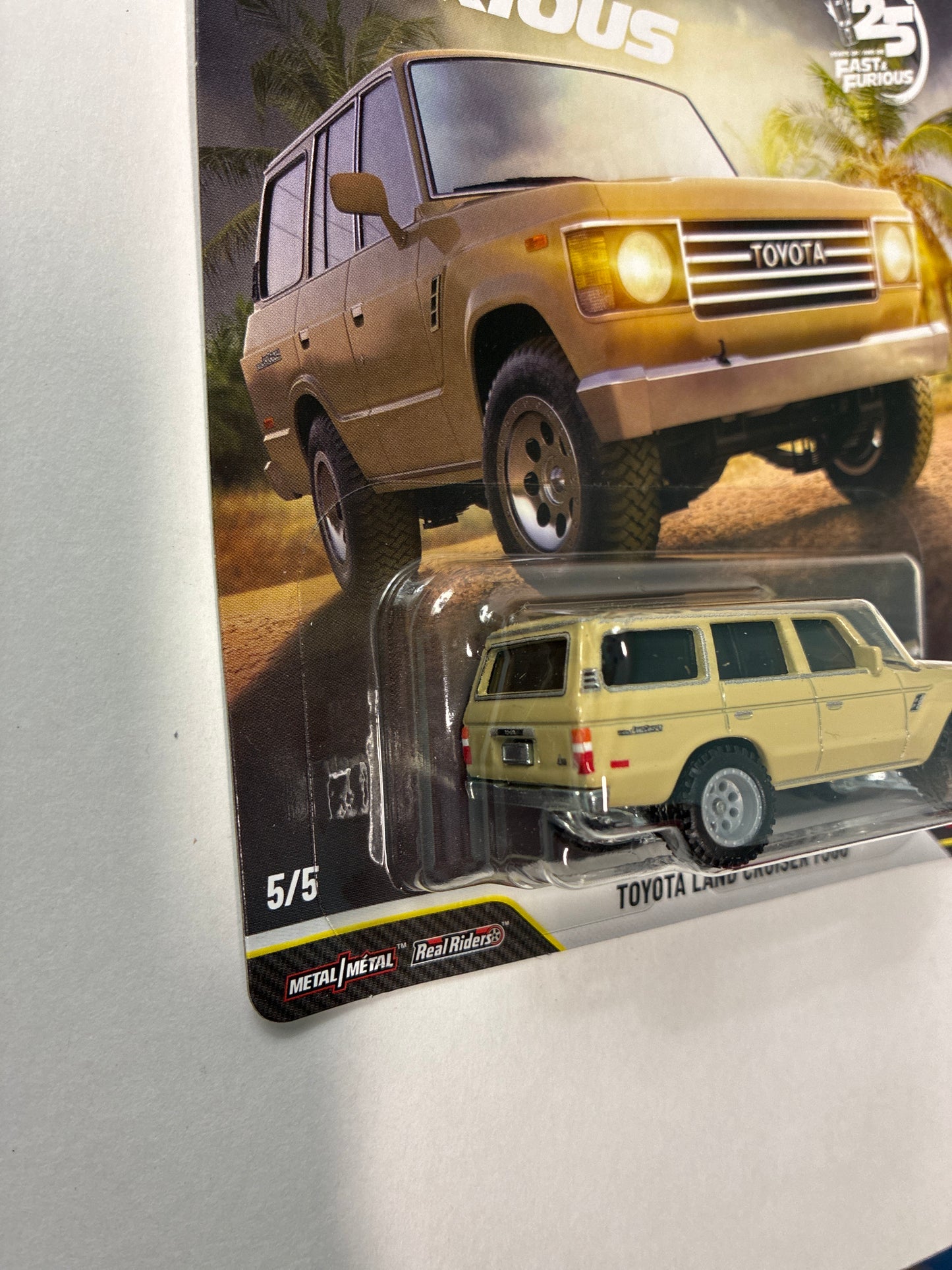 Hot Wheels 1/64 Fast & Furious 2026 Mix Q Toyota Land Cruiser FJ60 Beige - JHW76