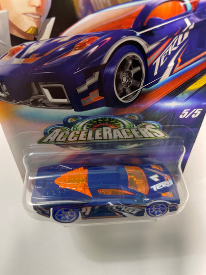 Hot Wheels 1/64 Silver Series Acceleracers Revert Teku Blue (Euro Card) - JCB95