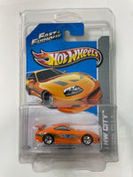 Hot Wheels 1/64 Toyota Supra Orange - Damaged Card