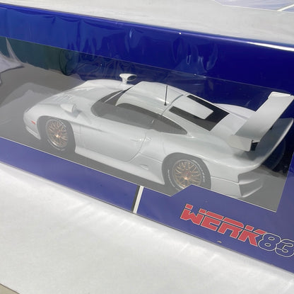1/18 Werk83 Porsche 911 GT1 Plain Body Edition White 1997