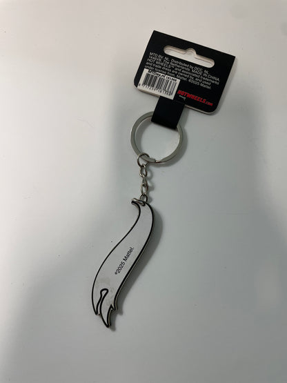 Hot Wheels Key Chain White & Black - 181368