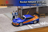 Focal Horizon 1/64 Nissan Silvia S15 Fast & Furious Livery Blue & Orange