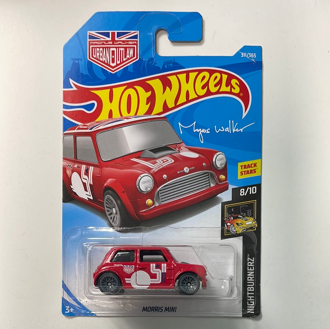 Hot Wheels 1/64 Morris Mini Red - Damaged Box