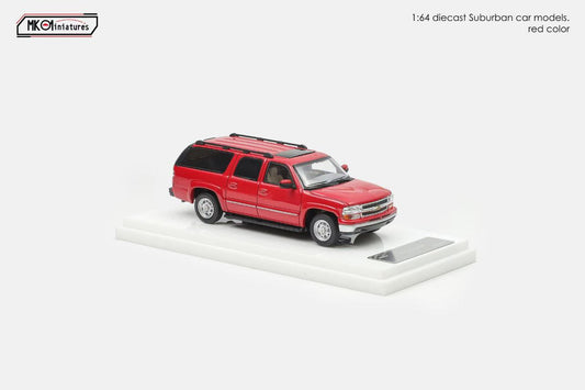 MK Miniatures 1/64 Chevrolet Suburban Red