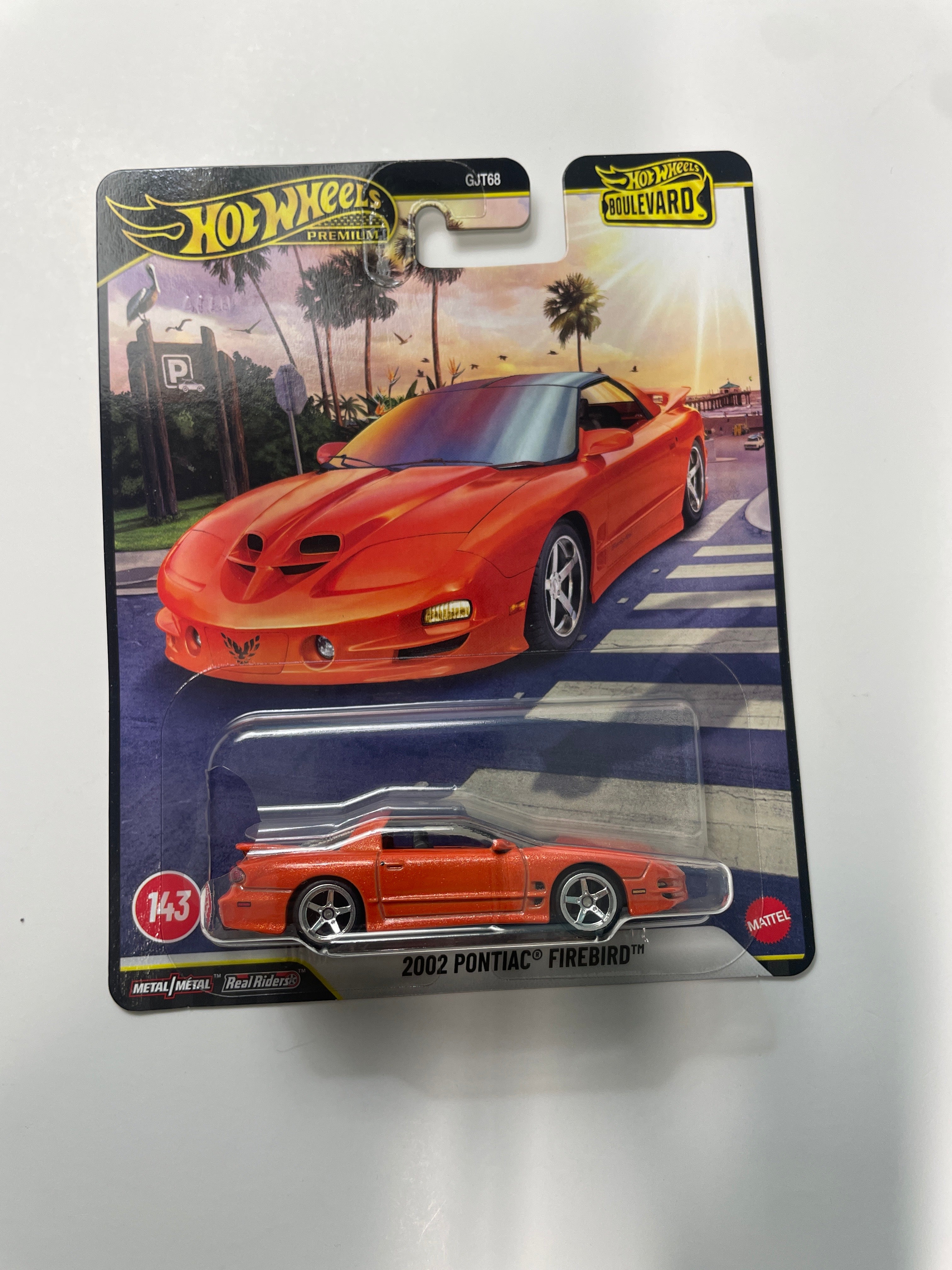 Hot Wheels 1/64 2026 Boulevard Mix F 2002 Pontiac Firebird Orange