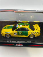 Ebbro 1/43 BP Trampio Nissan Skyline GT-R (r32) Gr.A 1993 n11 Yellow & Green