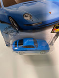 Hot Wheels 1/64 ‘96 Porsche Carrera Blue - Damaged Card