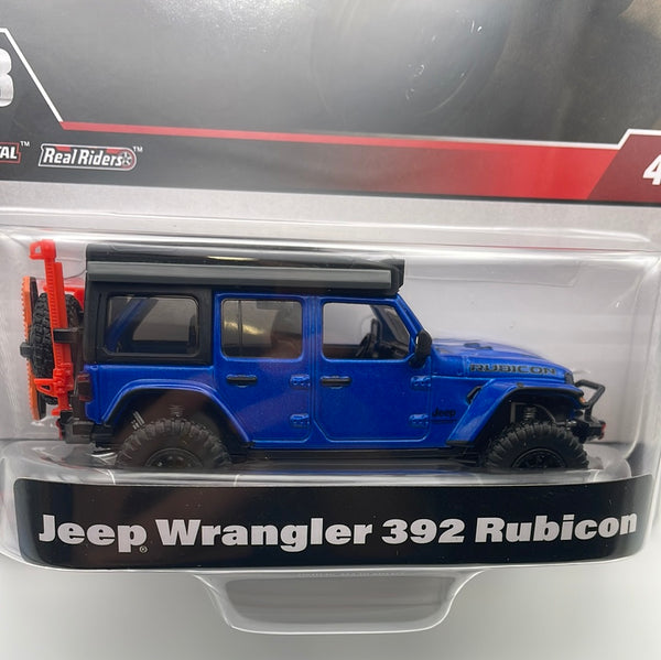 1/43 Hot Wheels Jeep Wrangler 392 Rubicon Blue & Black Flipn Diecast