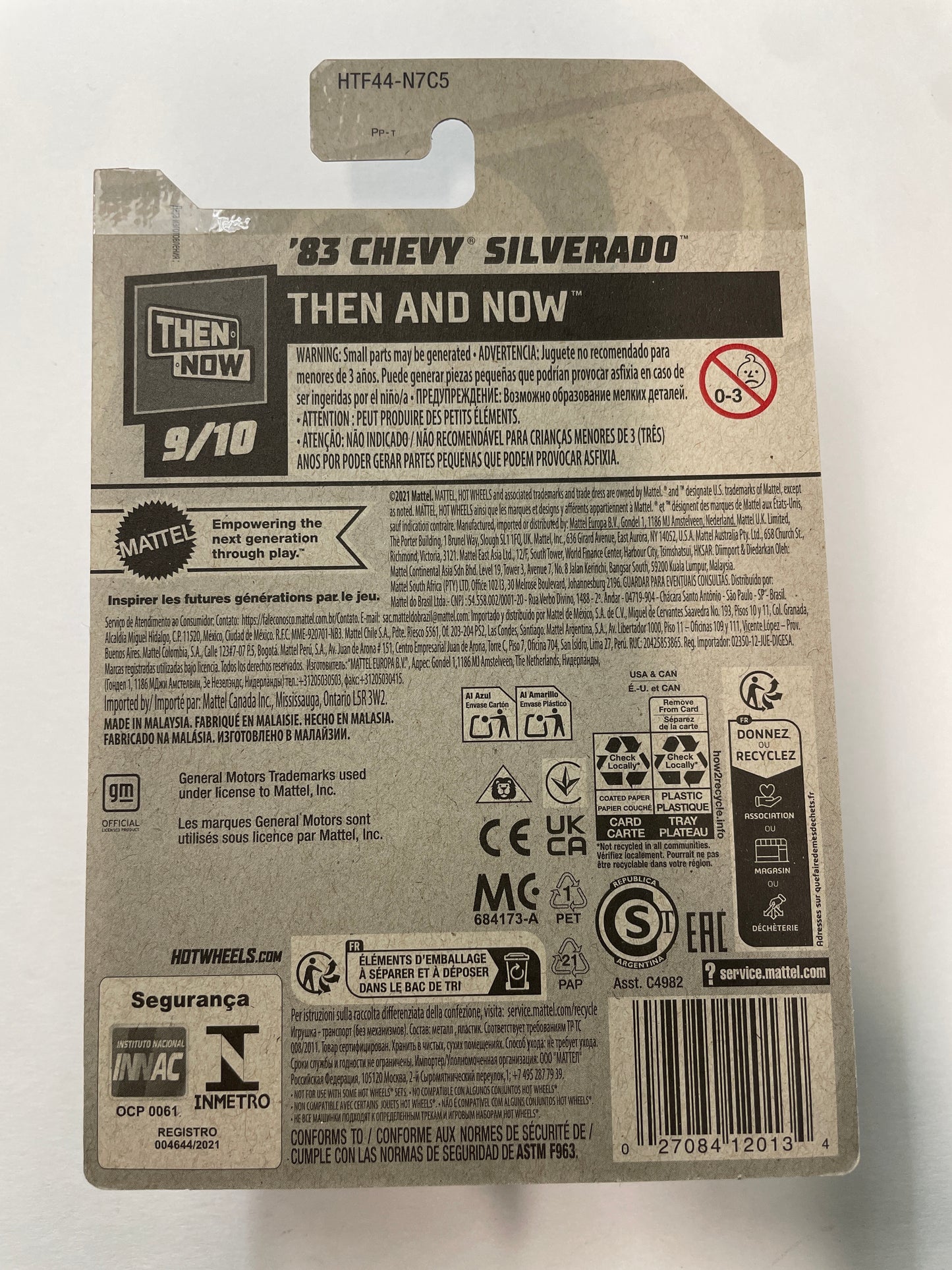 Hot Wheels 1/64 Super Treasure Hunt ‘83 Chevy Silverado Blue