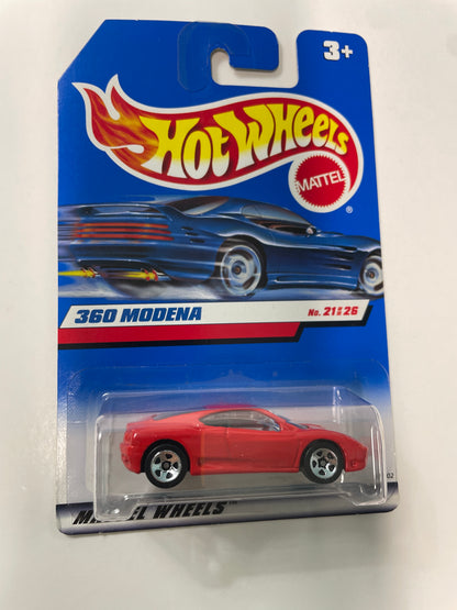 Hot Wheels 1/64 Ferrari 360 Modena Red - Damaged Box