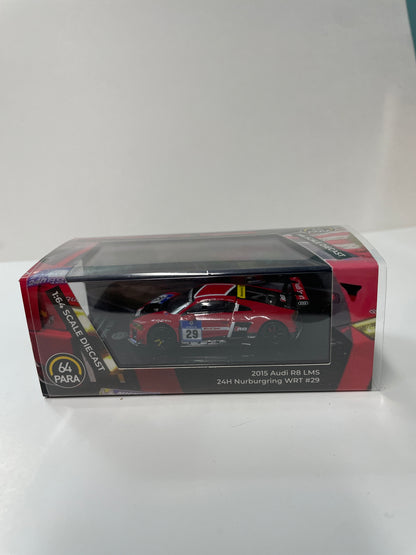 Para64 1/64 2015 Audi R8 LMS 24h Nurburgring WRT #29 Red & Black - PA-55264