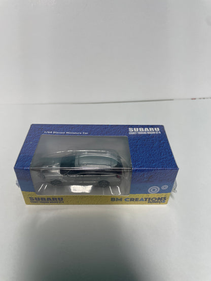 BM Creations 1/64 2002 Subaru Legacy Touring Wagon GT-B E-Tune II Silver