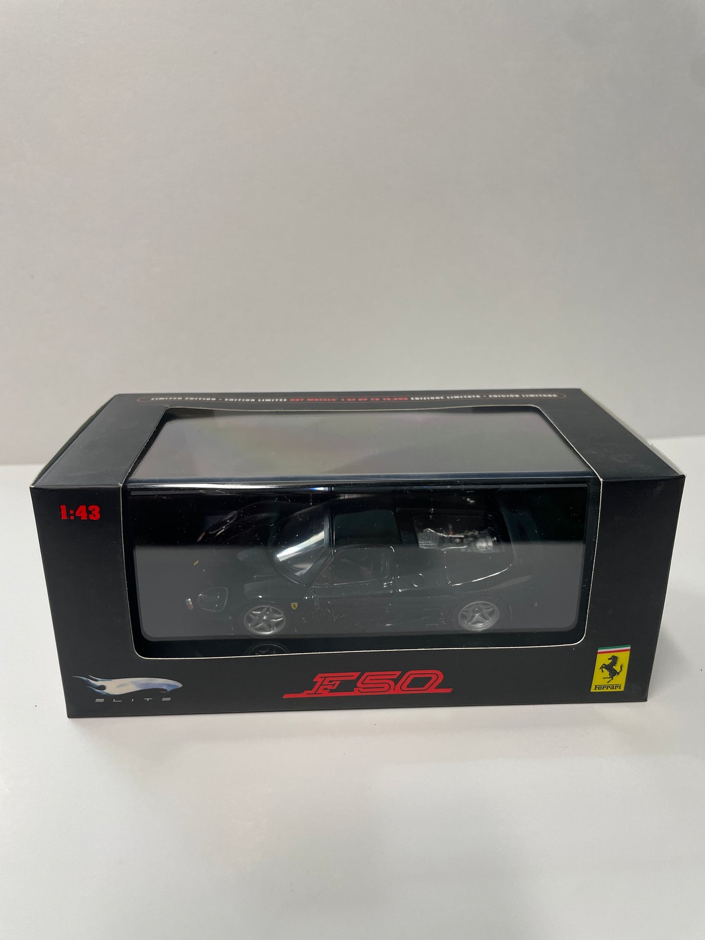 Hot Wheels 1/43 Elite Ferrari F50 Black - P9934