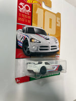 Hot Wheels 1/64 Dodge Viper SRT10 ACR White - Damaged Card
