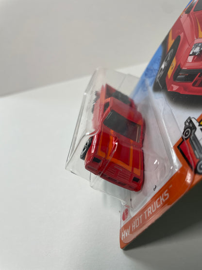 Hot Wheels 1/64 ‘82 Dodge Rampage Red - Damaged Box