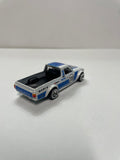 *Loose* Hot Wheels 1/64 Car Culture 1975 Datsun Sunny Truck (B120) White & Blue