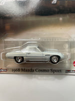 Hot Wheels 1/64 Pop Culture Jay Leno’s Garage 1968 Mazda Cosmo Sport White