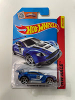 Hot Wheels 1/64 Aston Martin Vantage GT3 White & Blue - Damaged Card