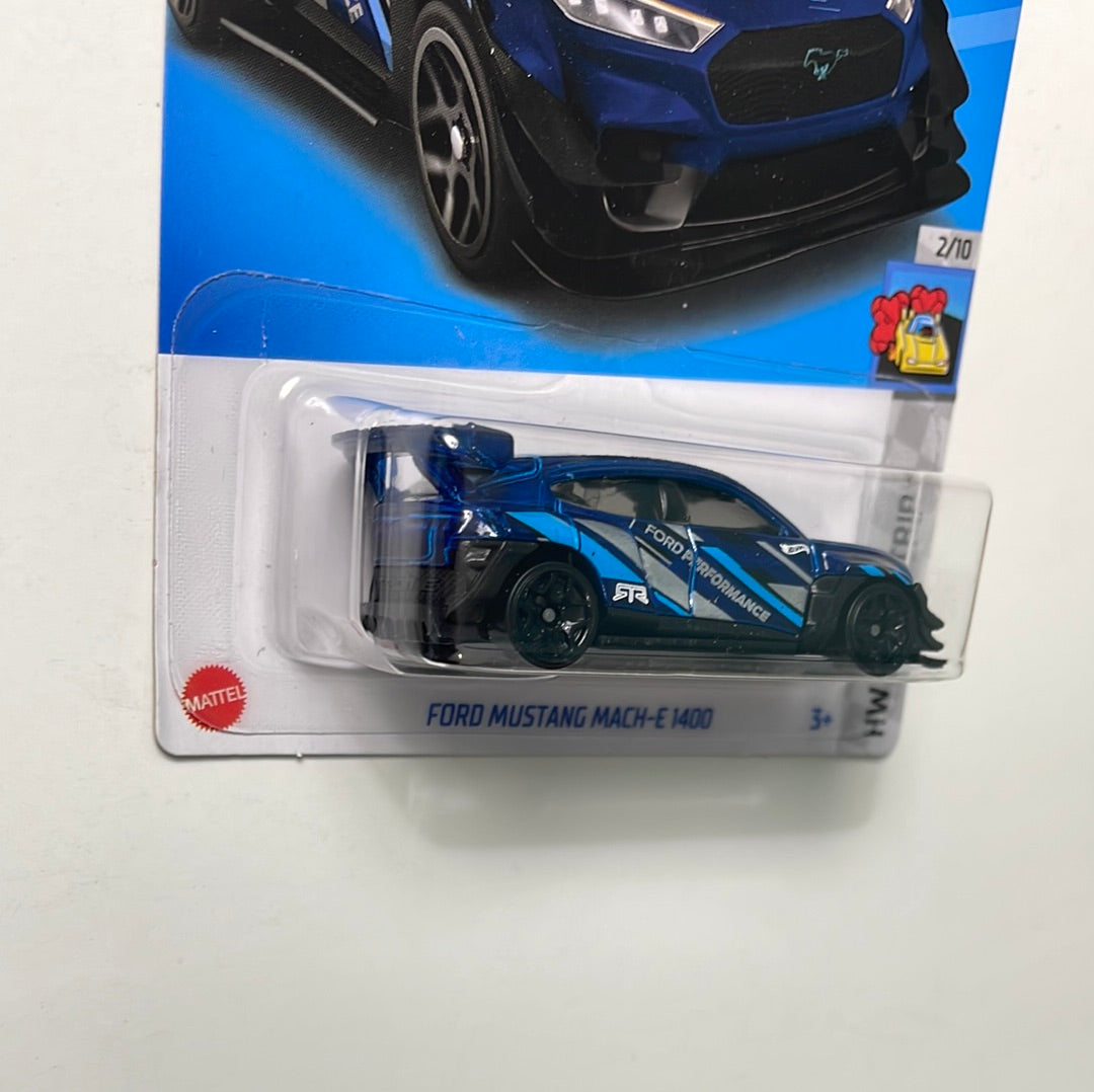 Hot Wheels 1/64 Ford Mustang Mach-E 1400 Blue