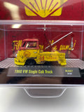 M2 Machines 1/64 Mijo Exclusives Shell 1960 VW Single Cab Truck Yellow & Red