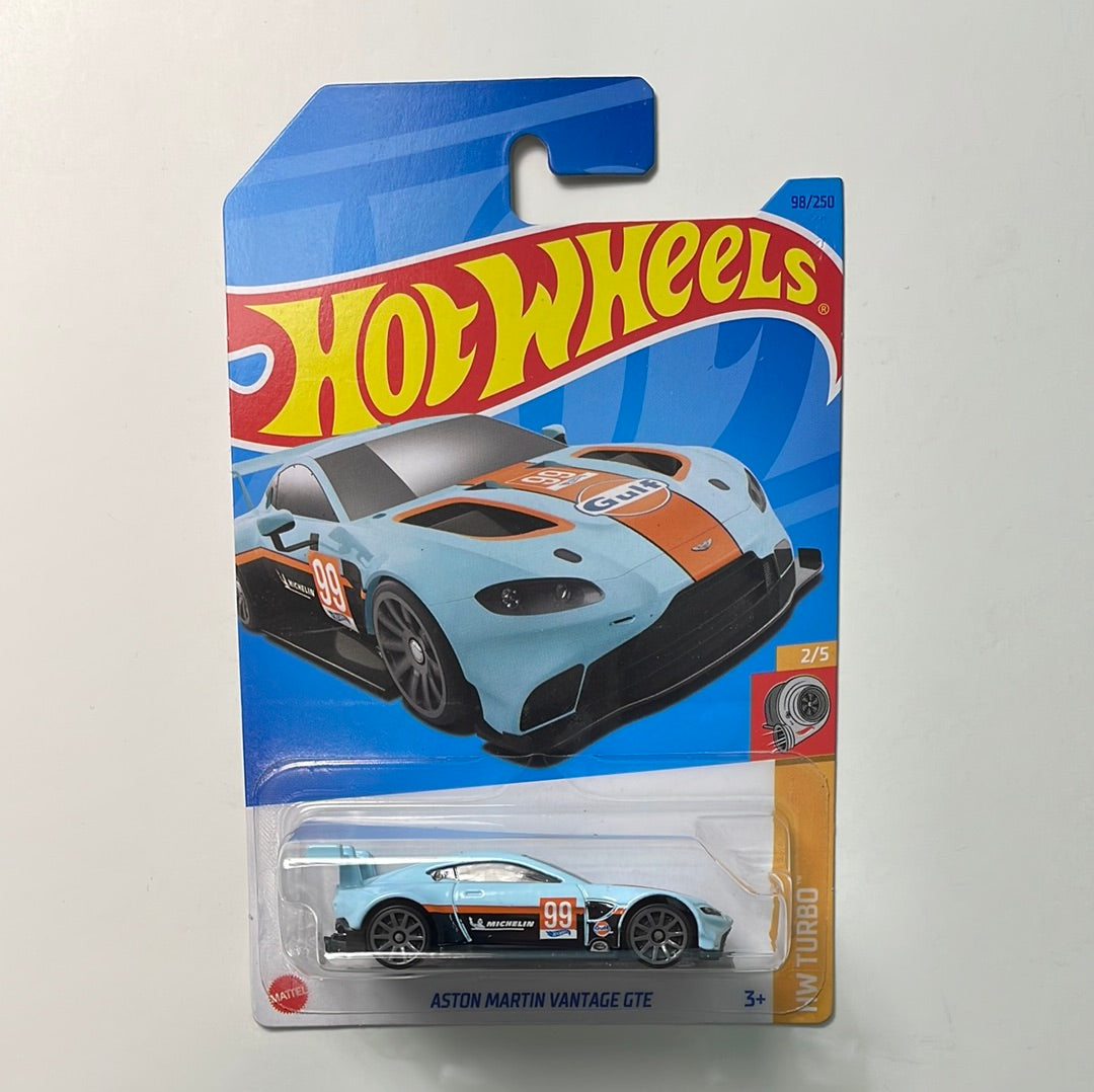 Hot Wheels 1/64 Aston Martin Vantage GTE Gulf Blue