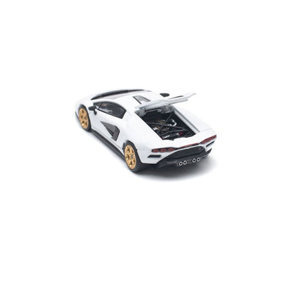 Pop Race 1/64 Lamborghini Countach LPI 800-4 White