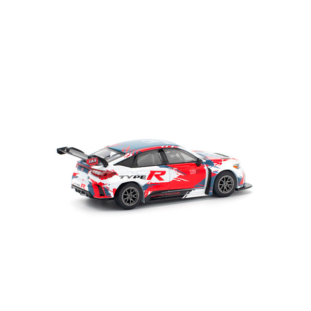 Pop Race 1/64 Honda Civic Type R TCR FL5 Presentation White - PR64-0153