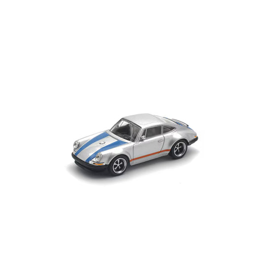 Pop Race 1/64 Porsche Singer 964 Silver - PR64-0188
