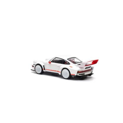 Pop Race 1/64 Porsche Singer DLS Turbo White - Pr64-0226