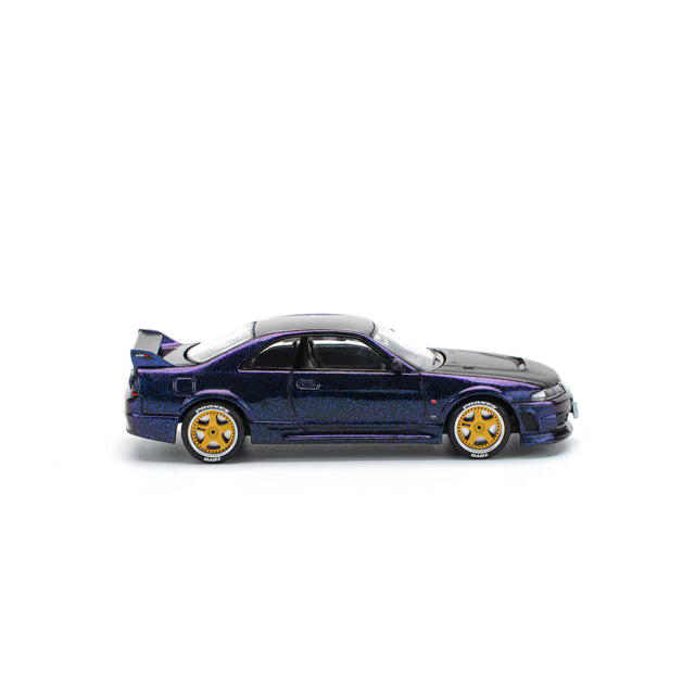 Pop Race 1/64 Nissan Skyline GT-R R33 Midnight Purple - PR64-0256
