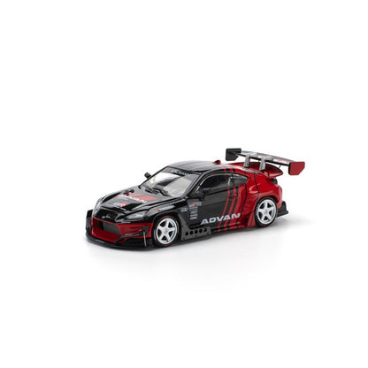Pop Race 1/64 Pandem GR Toyota 86 Advan Red & Black - PR64-0228