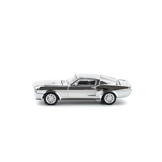 Pop Race 1/64 Ford Shelby Mustang GT500 Chrome - PR64-0312