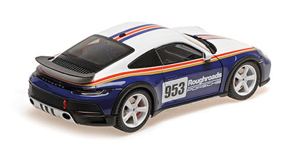 Minichamps 1/18 Porsche 911 Dakar 2022 Roughroads Blue & White