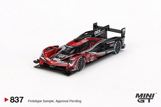 Mini GT 1/64 Acura ARX-06 GTP #40 2024 IMSA Sebring 12Hrs Winner No.40 DEX Imaging Black & Red