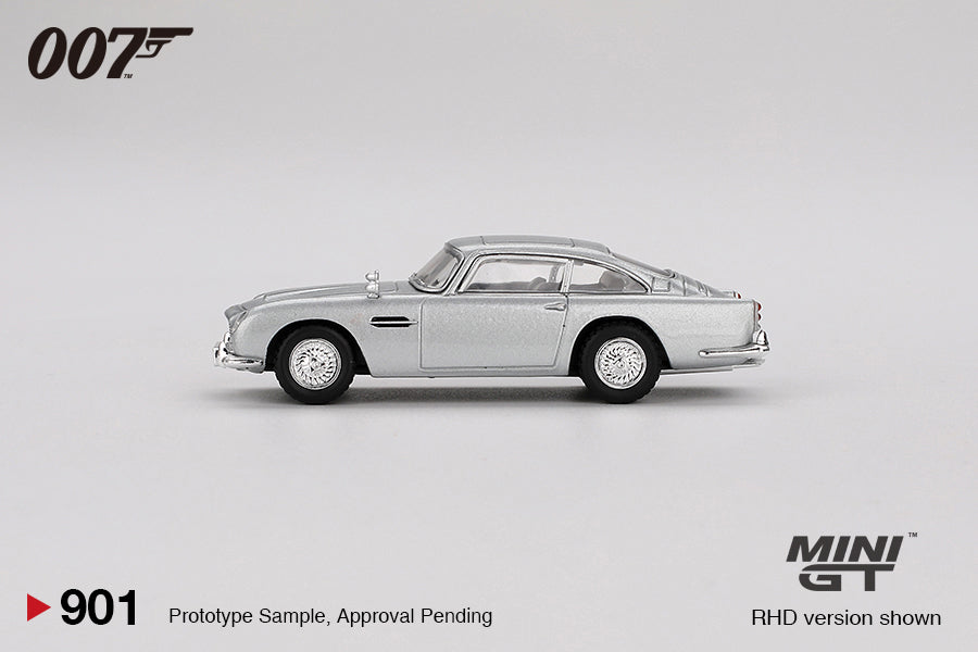 Mini GT 1/64 James Bond 007 Japan Blister Aston Martin DB5 “Thunderball” Silver - MGT00901-007J